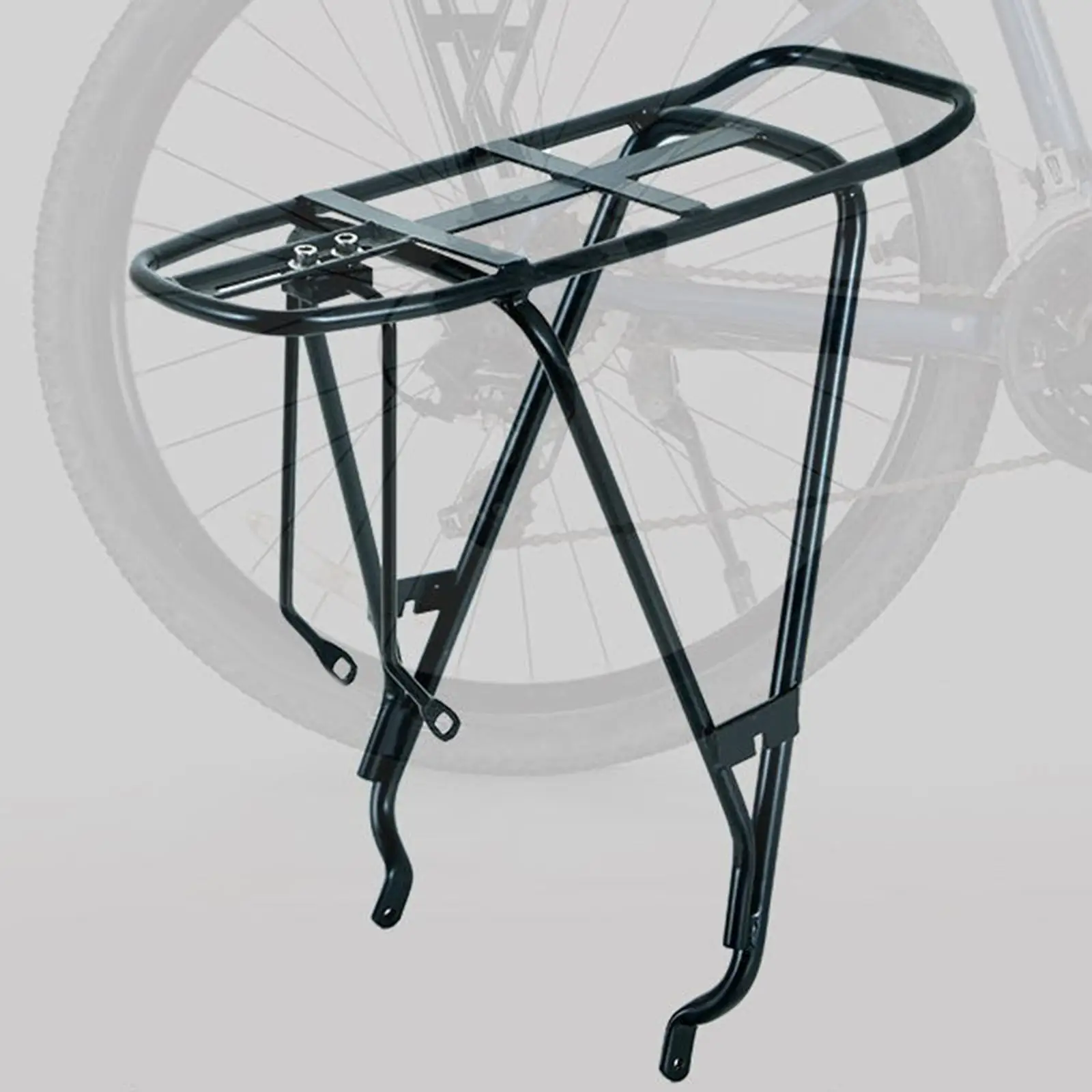 Luggage Carrier Rack, Pannier Rack Mounting Hardware Tailstock Rear Bicycle Rack Bike Cargo Rack for Adult Bike Food Delivery