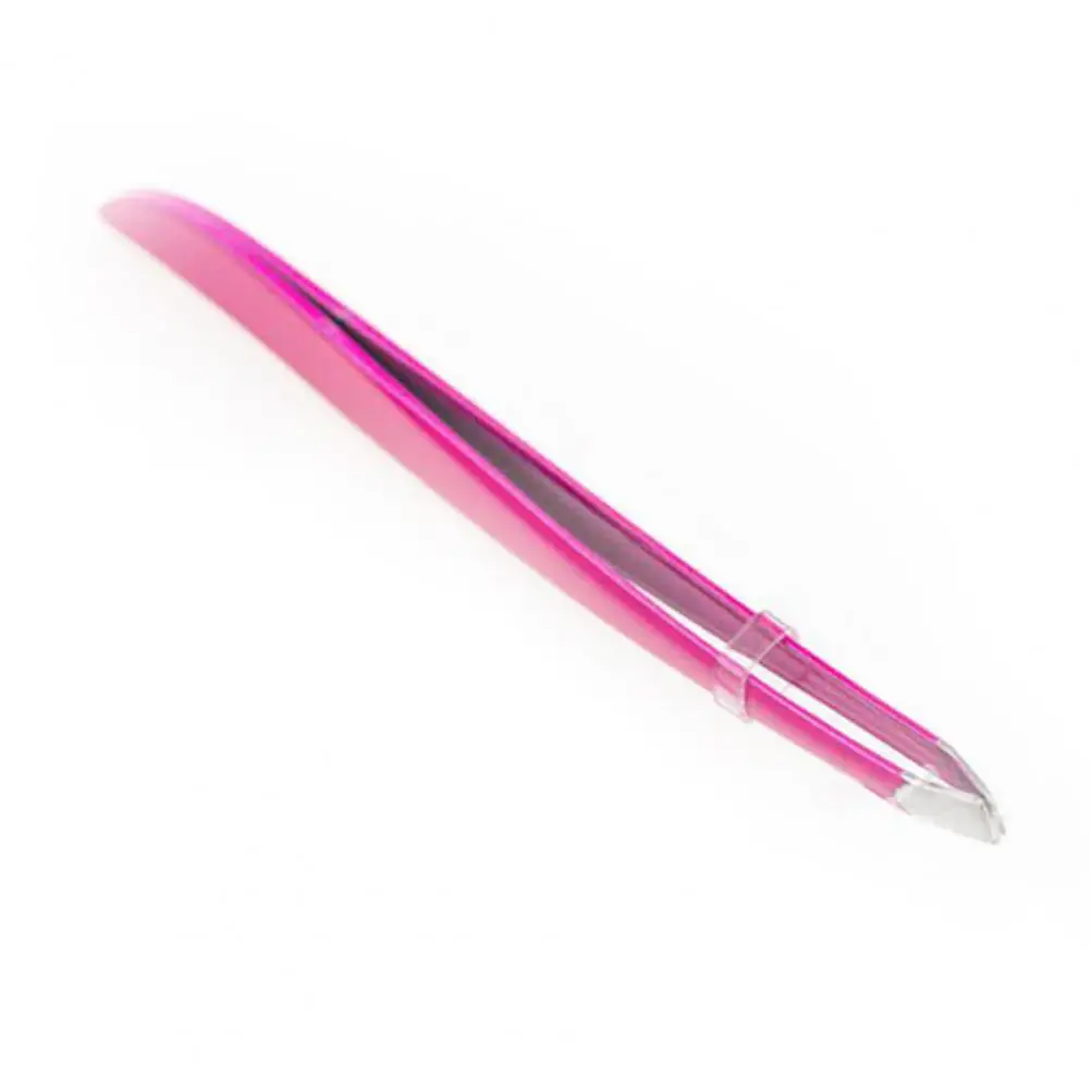 Eyebrow Hair Tweezer  Useful Easy Use Stainless Steel  Tight End Anti-Static Brow Tweezer for Female