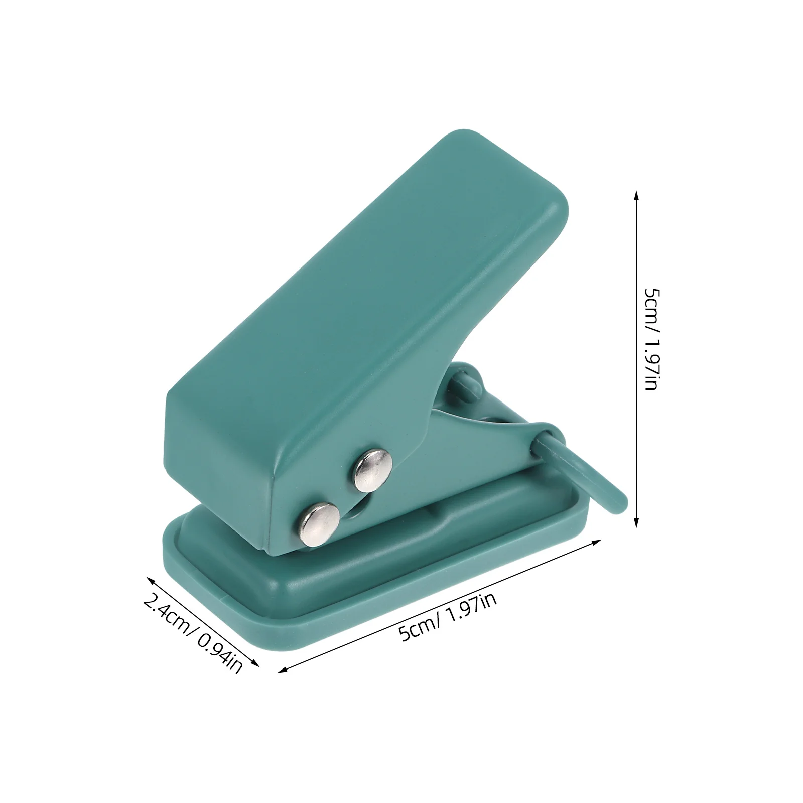 Mini-Einzellocher, handgehaltener Papierstanzer, kompakt für Studenten, Scrapbooking, DIY-Tags, Binder, Basteln, Büro, Kartenstanzer