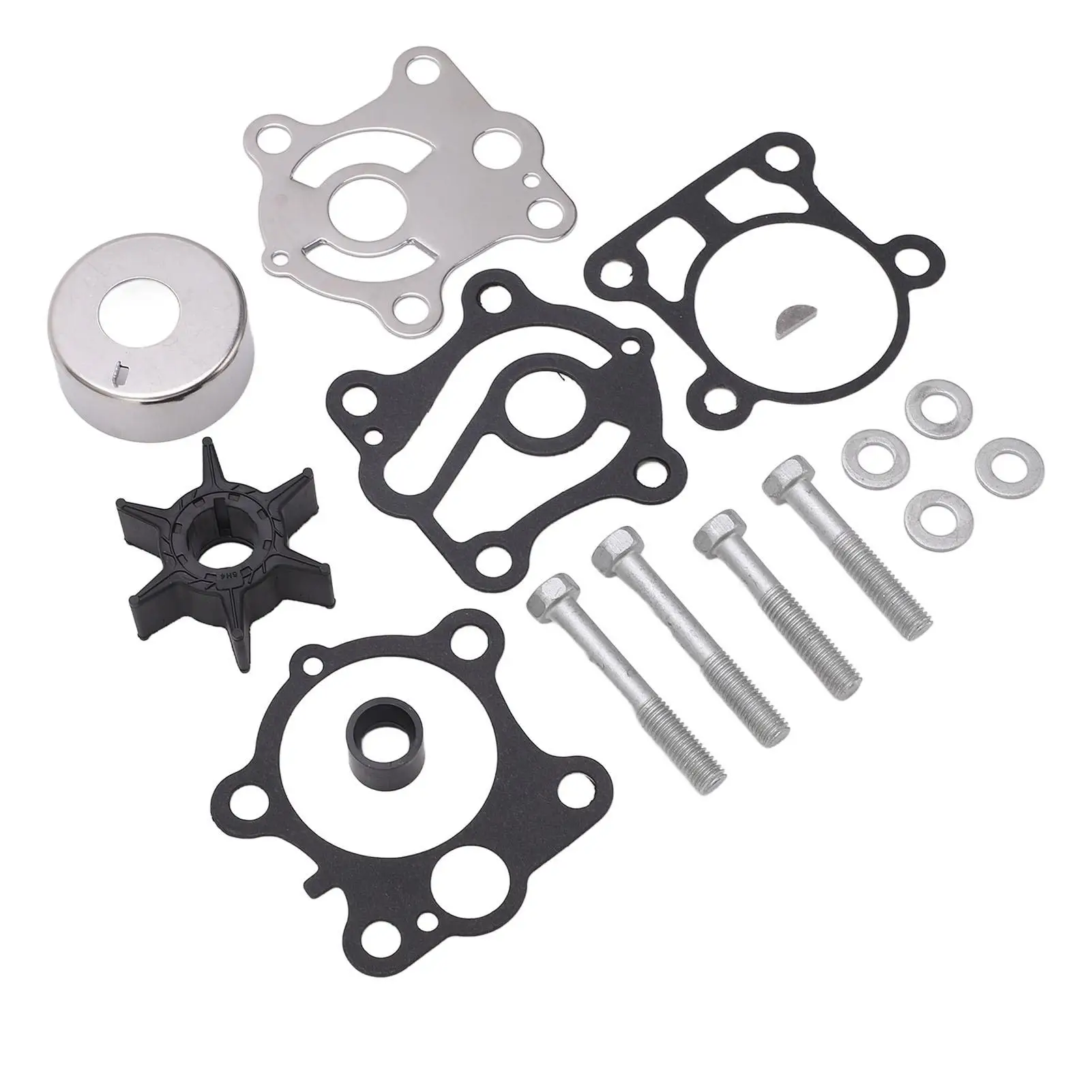 

High Strength Stainless Steel Water Pump Impeller Repair Kit 6H4 W0078 00 for 40hp -50HP 2-Stroke Outboard Motors