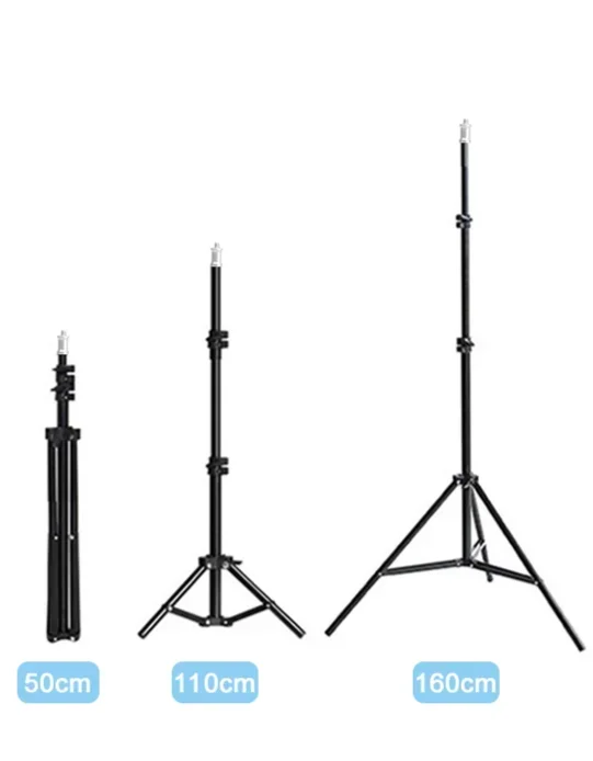 

with 1/4 Screw Photography Portable Tripod for Camera Laser Level Projector Softbox LED Ring Light Phone