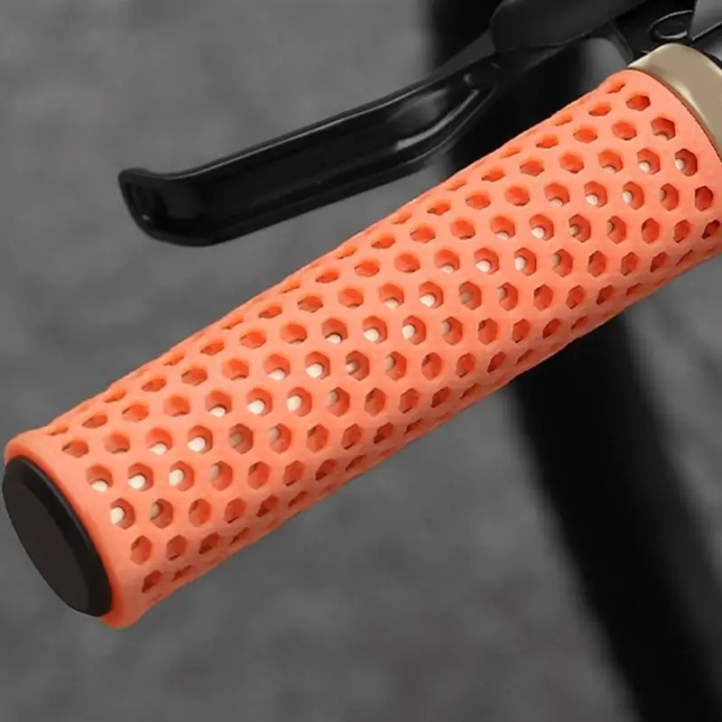 

652F Bicycles Grip Ergonomic Nonslip Handlebar Grip Locking Mechanism Handlebars Grip Breathable Handle Grip for 22.2mm Bikes