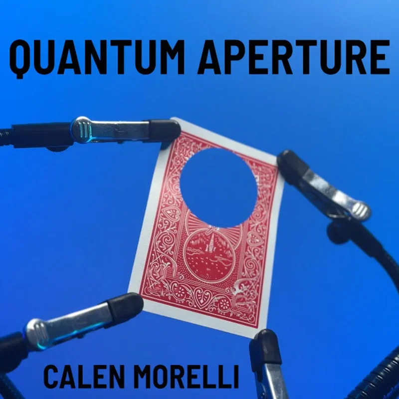 

Quantum Aperture Magic Tricks Classic Close-up Street Illusions Gimmicks Mentalism Props Moving Hole Effect Visual Card Magia