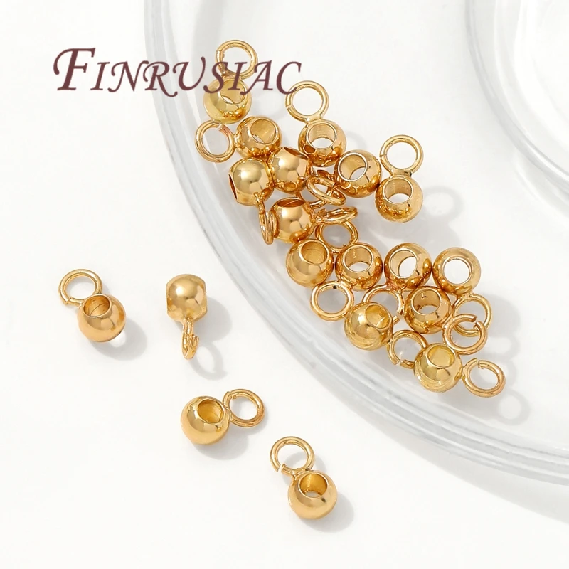 KC Gold Plated Bails with Open rings,Bail For Pendants,Jewelry Bails,DIY Bracelets Accessories,Necklace Bail