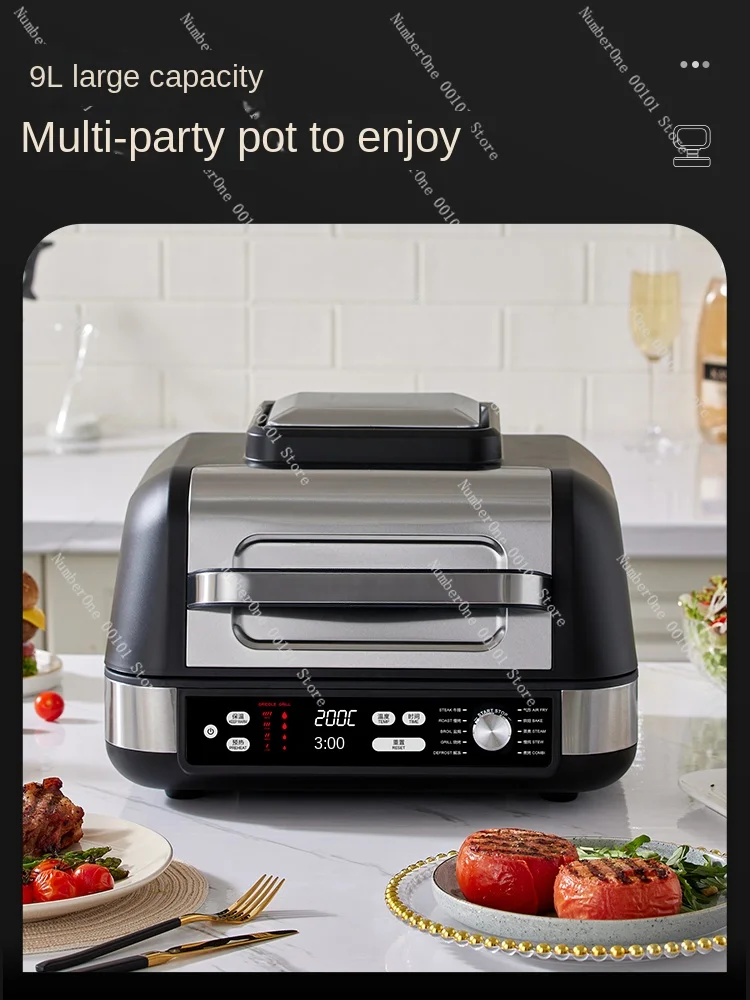 Air Fryer Household Double Heat Source Non-Turning Surface