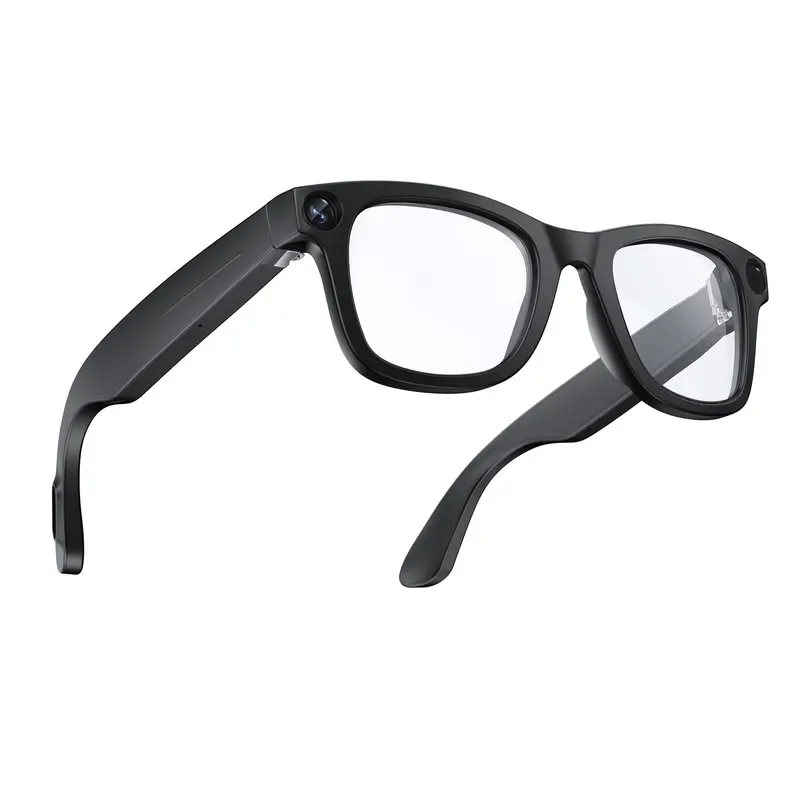 Smart Glasses with 8MP HD Camera AI Voice Recording Video Capture Bluetooth Audio Sunglasses for Men Women Driving Travel