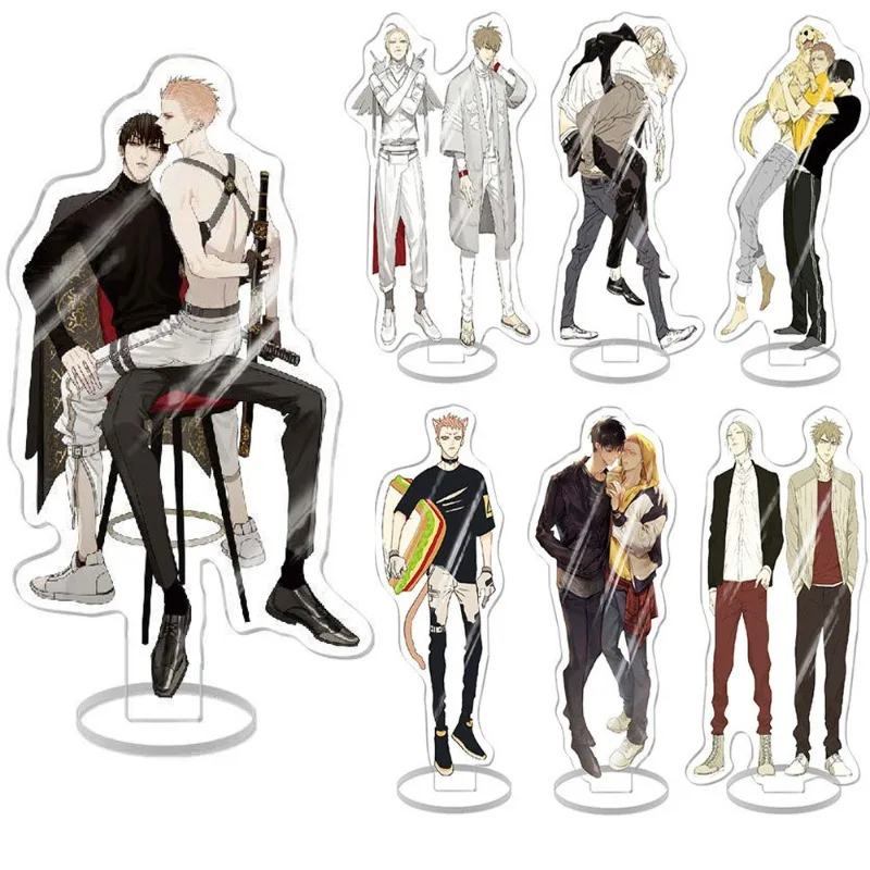 BL Anime 19 Days Acrylic Figure Stand Model Toys Old Xian Hetian Jian Yi Cartoon Character Desk Decor 15CM Cosplay Fans Collect