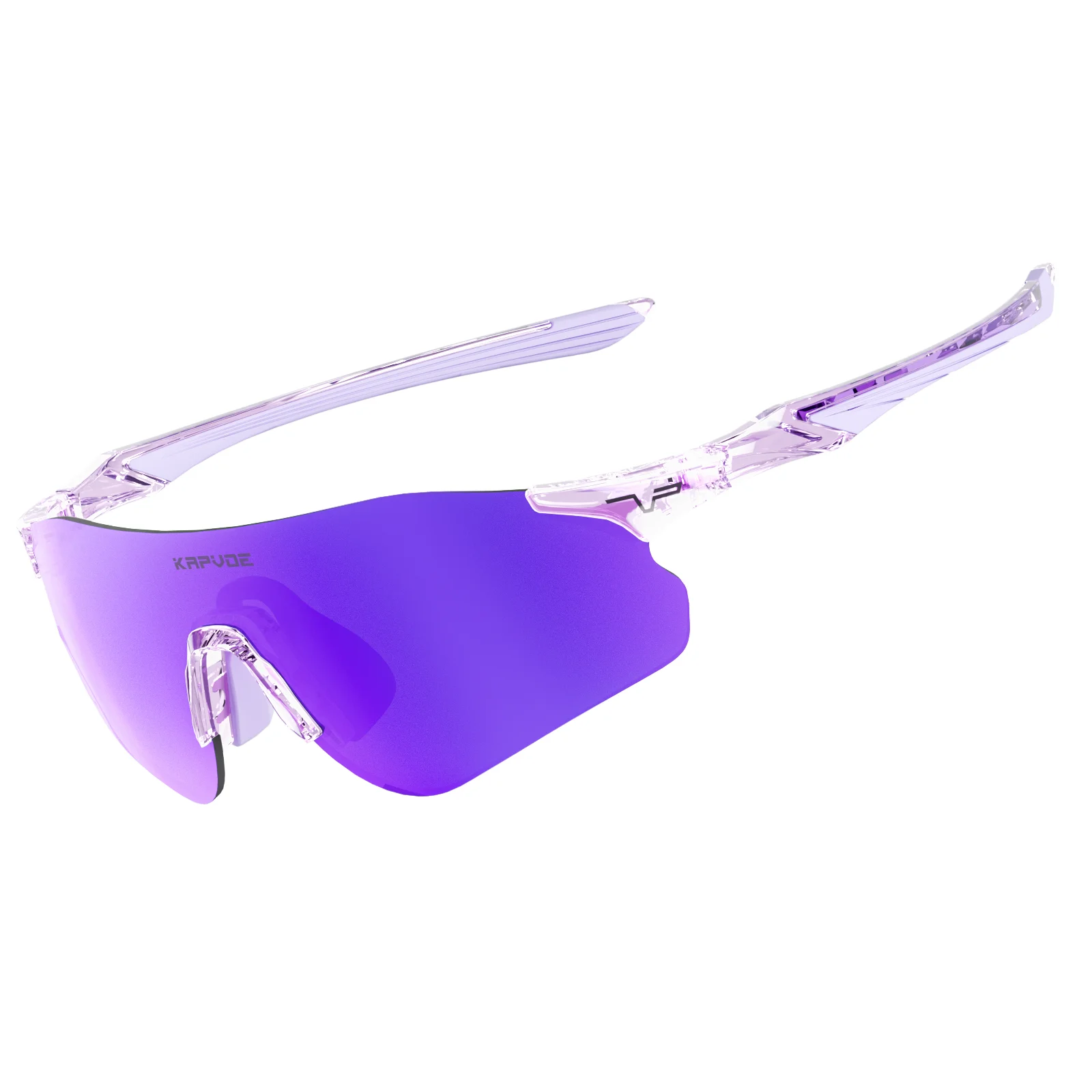 Kapvoe Light Weight Running Glasses Men Cycling Glasses Bike Glasses Purple UV400 Bike Eyewear MTB Sports Bicycle Goggles 2024