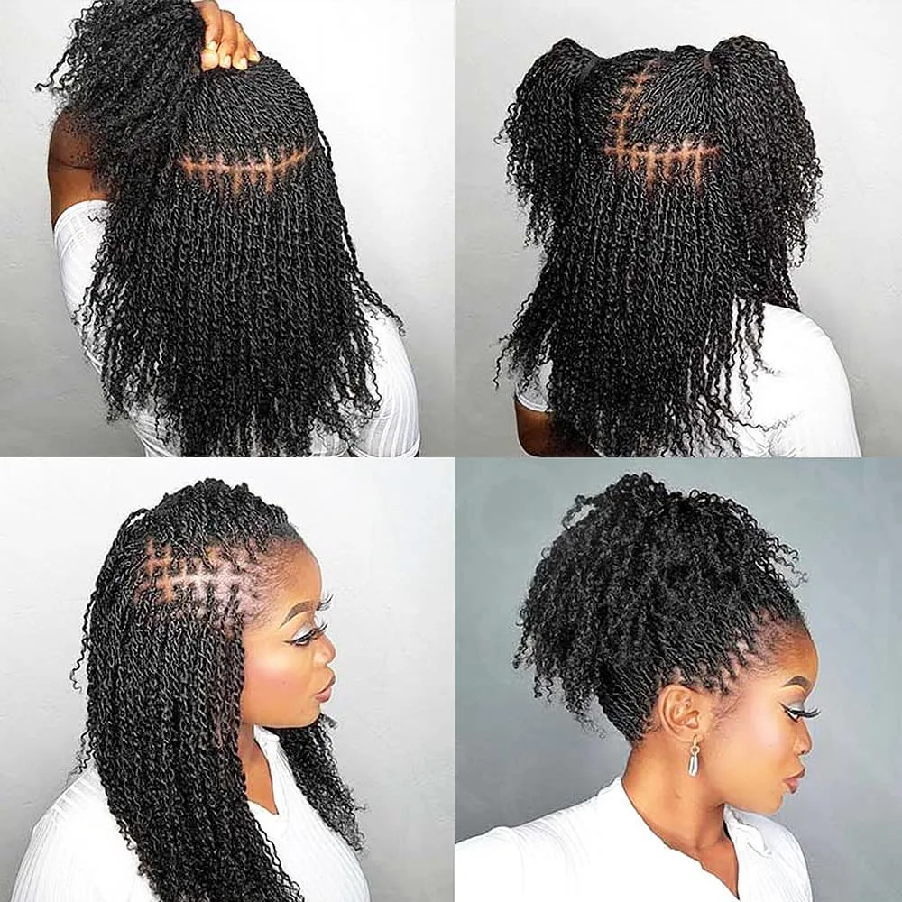 2 3 4 PCS Medium Auburn Afro Kinky Curly Bulk 100% Human Hair 100g 4B Coily For Twists Locs/for Braiding Twists Dreadlocks 14-18 Inch Remy Human Hair Extensions