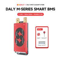 Daly Smart BMS Lifepo4  8S 24V 4S 12V 13S 14S 16S 48V 17S 20S 24S 150A 250A BT UART Li-Ion LTO Battery Balance current 100mA