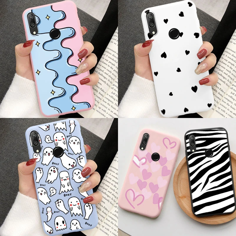 For Honor 9C Y7P Huawei Y6 Y6S Y9 Y6 Y7 Prime 8A 9 Plus Mate 20 Lite 20 P30 Pro P40 Lite E Popular Little Fat Pig Cat Phone Case