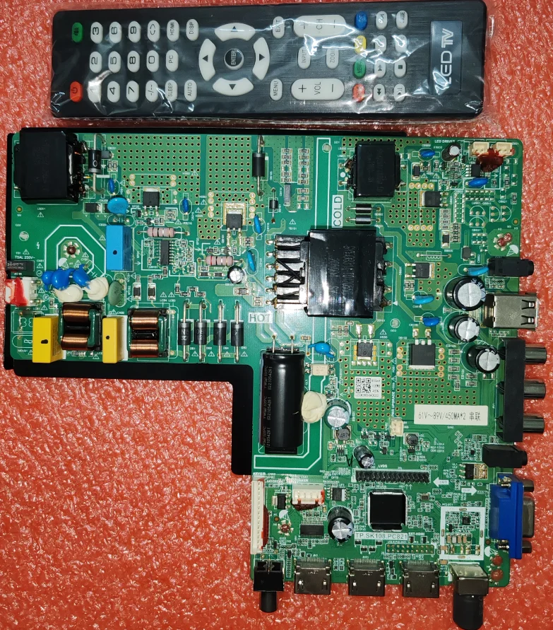 

TP.SK108.PC821 LED TV Three in one TV motherboard for 108W 450MA 120--180v