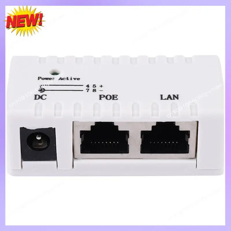 T24C Poe Splitter Poe Injector Rj45 Dc 5.5 มม.X 2.1 มม.Passive Poe Injector Splitter Adapter Connector สําหรับกล้องเครือข่าย Ip