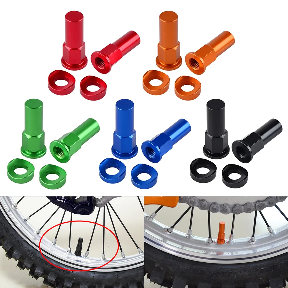 

Dirt Bike Wheel Rim Lock Nut Spacer Kit for KTM Honda Suzuki Kawasaki Beta Sherco Yamaha YZ 125 YZ 250 250F 450F WR 250F 450F