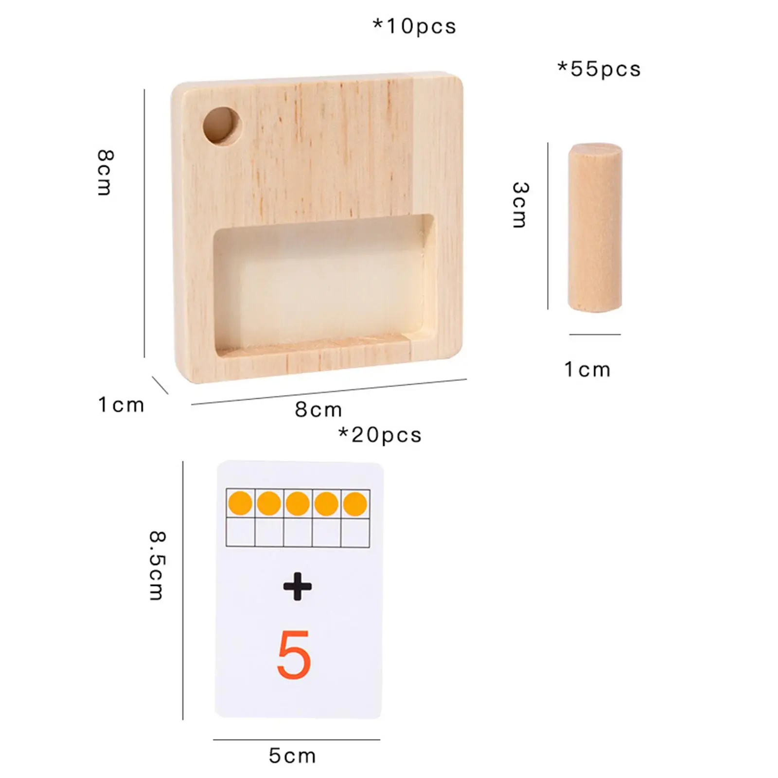 Montessori Mathe-Spiel, Berechnung Mathe Mathe Spielzeug, mathematische Lern mathematik