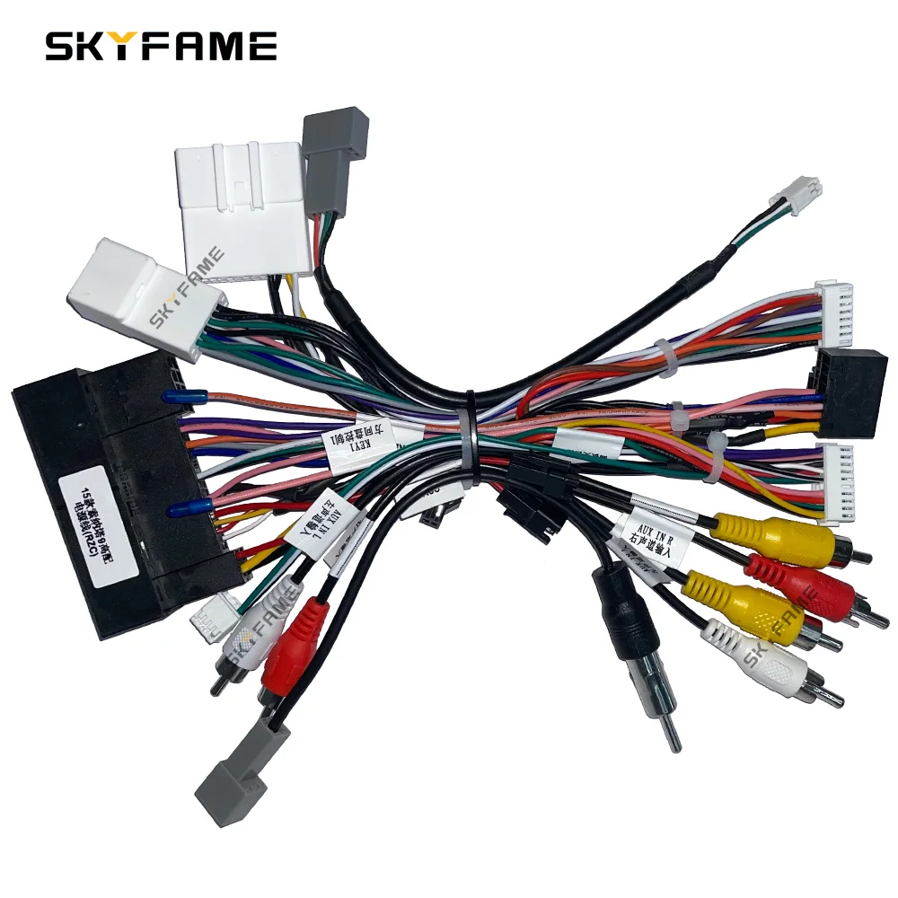Skyfame Auto Kabelboom Adapter Met Canbus Doos Spdif Versterker Decoder Voor Hyundai Sonata 9 Kia KX7 KX5 Sonata 8 veloster