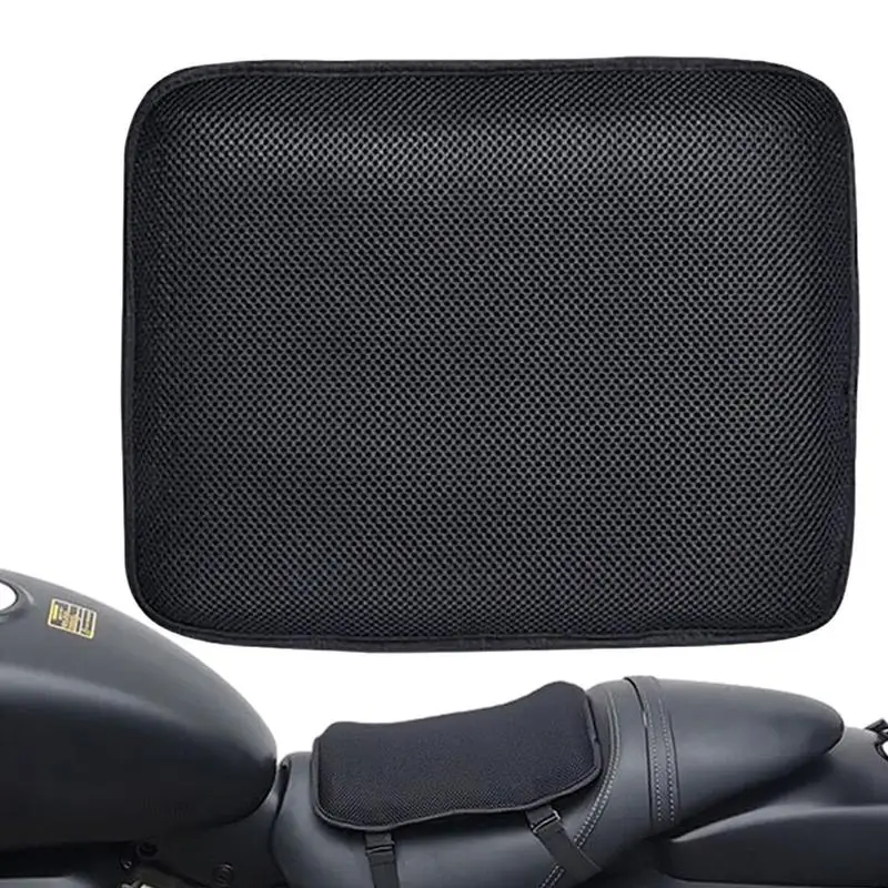 

Motorcycle Air Seat Cushion 3D Honeycomb Seat Mat Anti-slip Butt Protector Pads Reduce Pressure Breathable Motorcycle Seat Cover