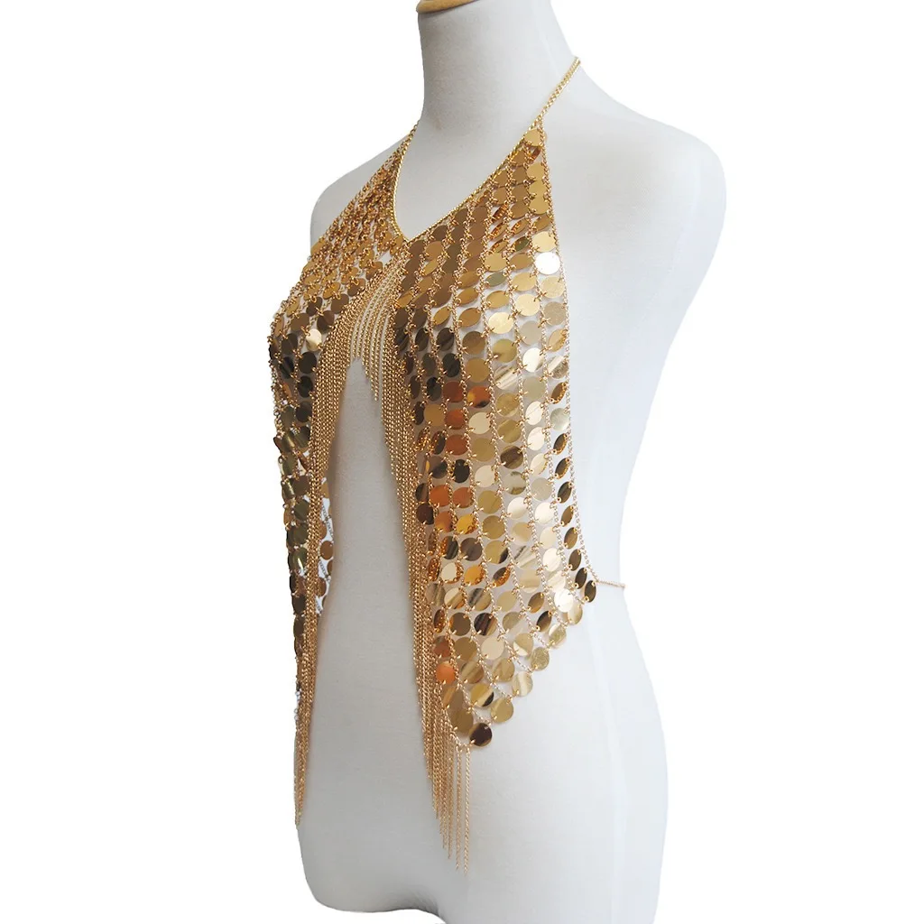 

Handwoven wedding dress pearl shawl Fashion beaded hollowed-out choker Dignified shoulder chain jewelry for grand occasions