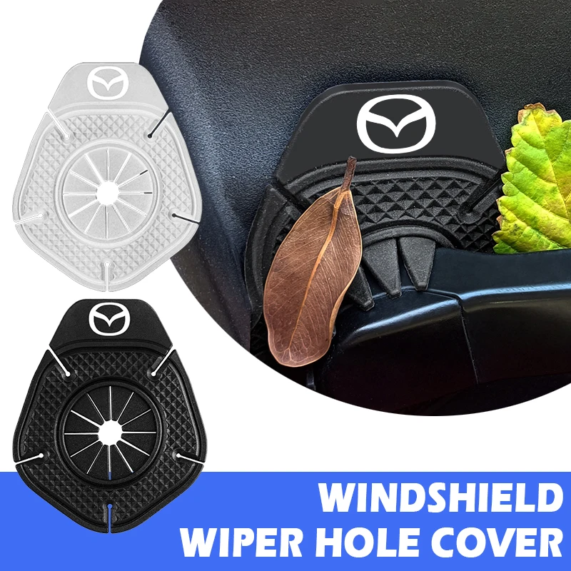 Car Windshield Wiper Arm Hole Protection Cover Silicone Dust Cover For Mazda 3 6 BL BM GJ CX3 CX-5 CX5 KE KF CX7 CX9 Accessories