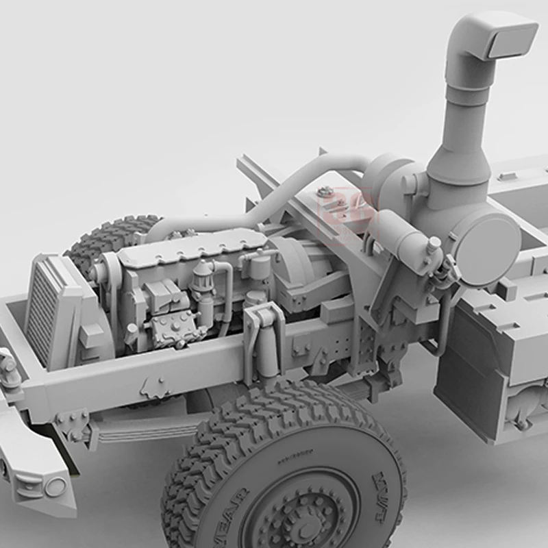 ชุดประกอบโมเดลยานยิงจรวดเคลื่อนที่สูง FOREART FO-2008 1/72 ยูเครน M142 ไฮมาส