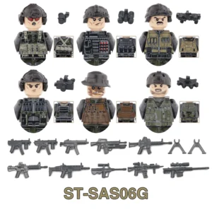 Military Swat Guerillas Marines Krieg Moderne Soldat Armee Figuren Playmobil Block Block Brick Geschenk Kinder Kinder 10 Hauptverkaufsspielzeug Playmobil - №7