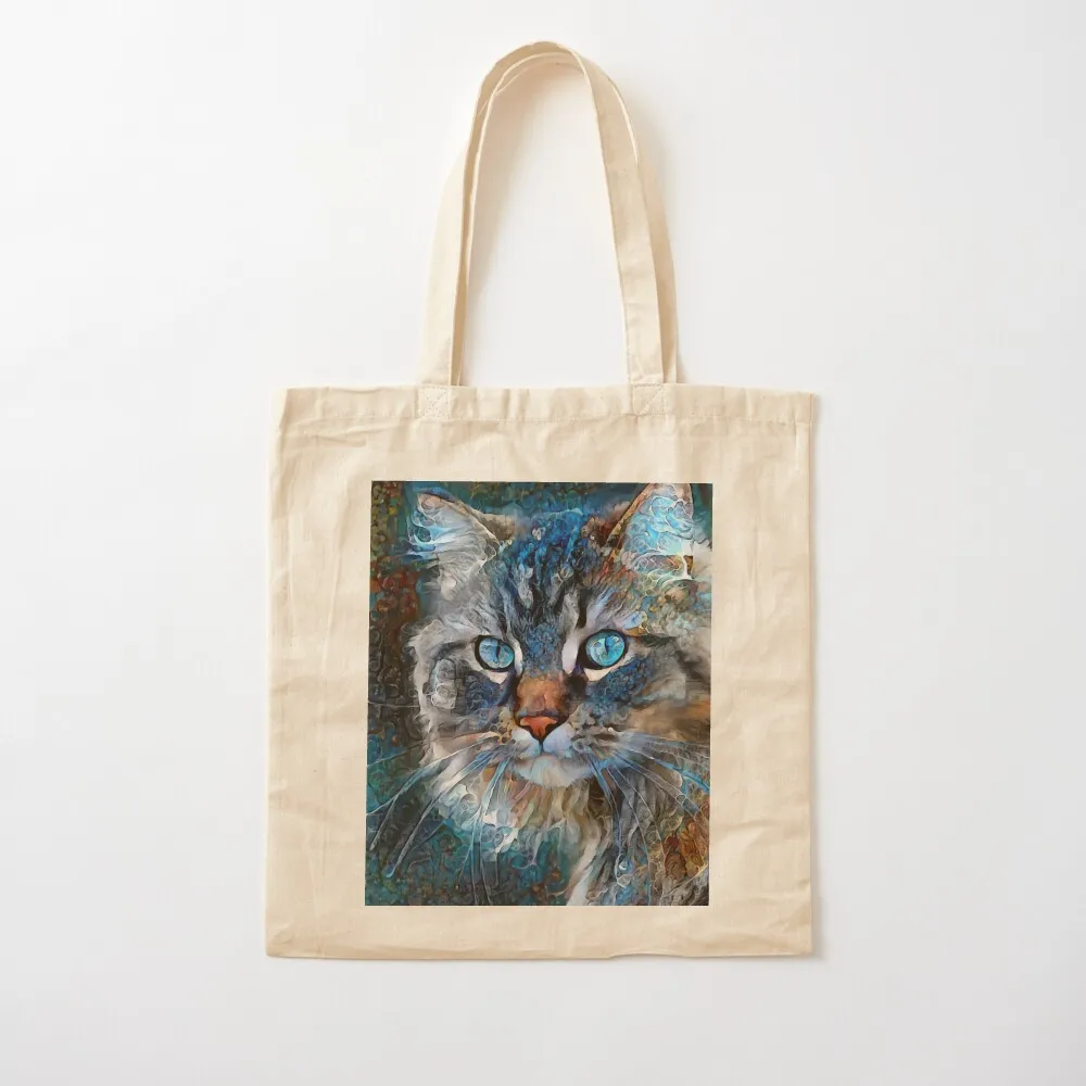 

Rutger, cat, cat, chat, kitty, lea roche paintings Tote Bag shopper bag woman Canvas Canvas Tote Bag