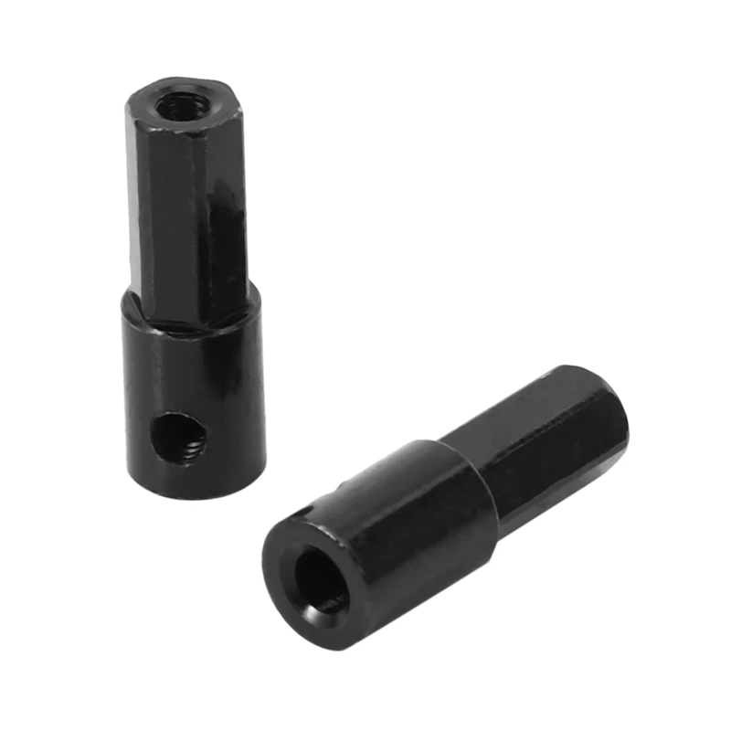 6 pezzi in metallo asse posteriore albero adattatore accessori per WPL D12 C14 C24 C34 B24 B36 MN D90 D91 MN99S parti di automobili RC