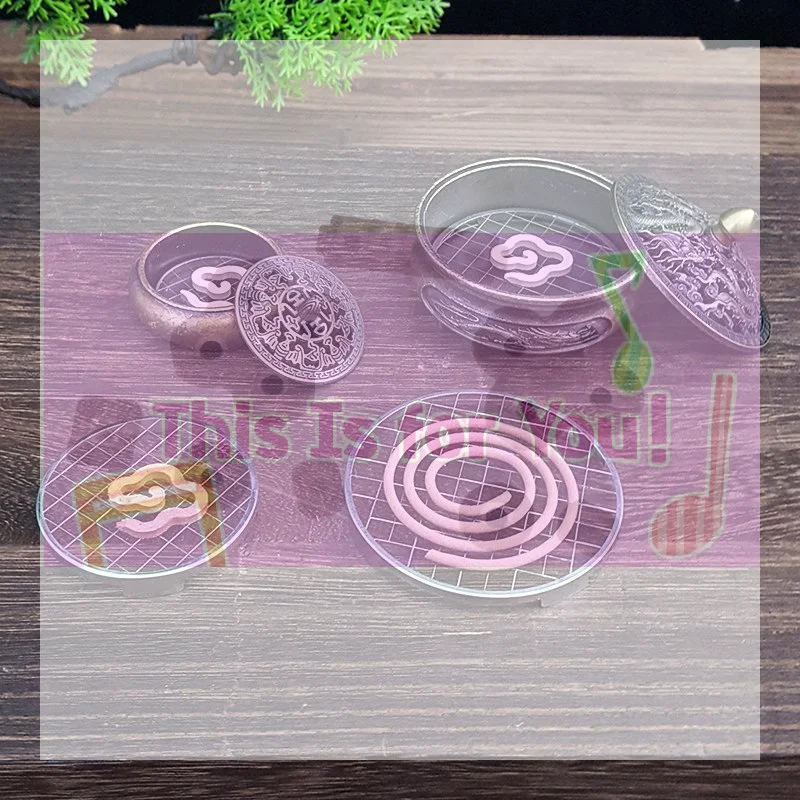 【MA】Stainless Steel Incense Holder Grid Base - Heat-Resistant Fireproof Design (Without Incense,Without Burner)