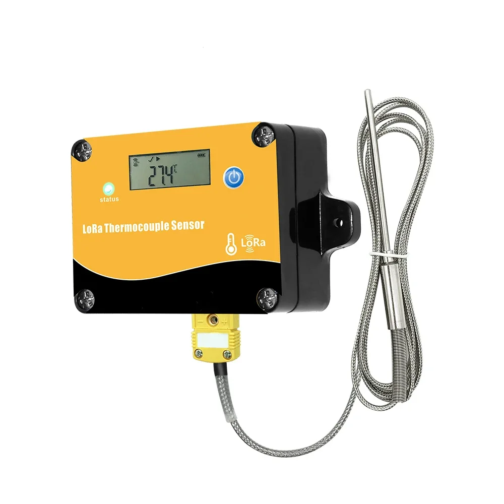 K Type Wireless LoRa Thermocouple Sensor High Temperature Monitoring Sensor