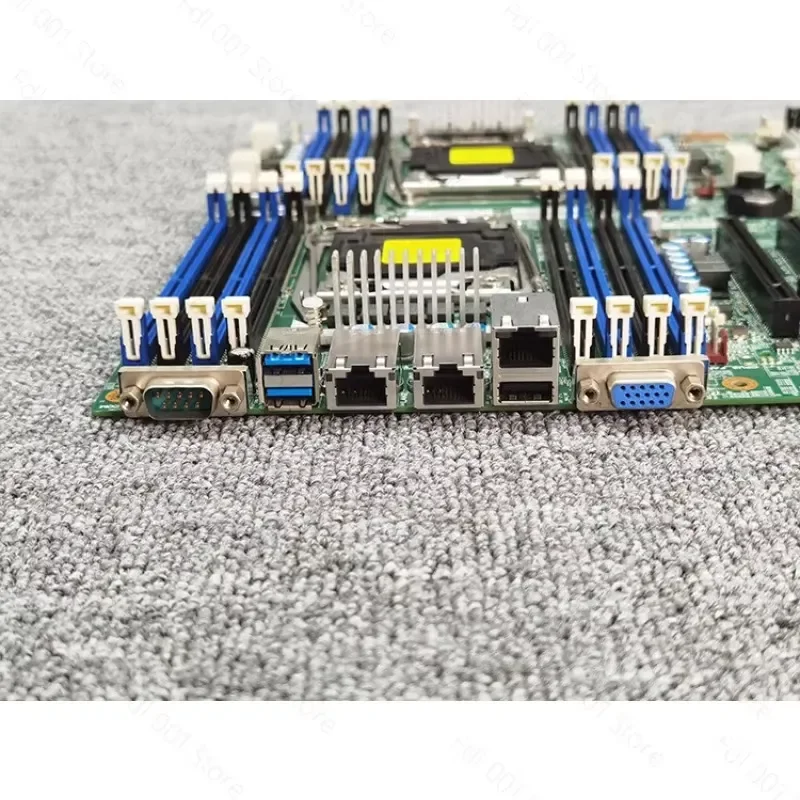 for Dual X99 Server Motherboard with C612 Chipset E ATX Form Factor RD450X Model Supports NVMe SSD and High Performance GPU