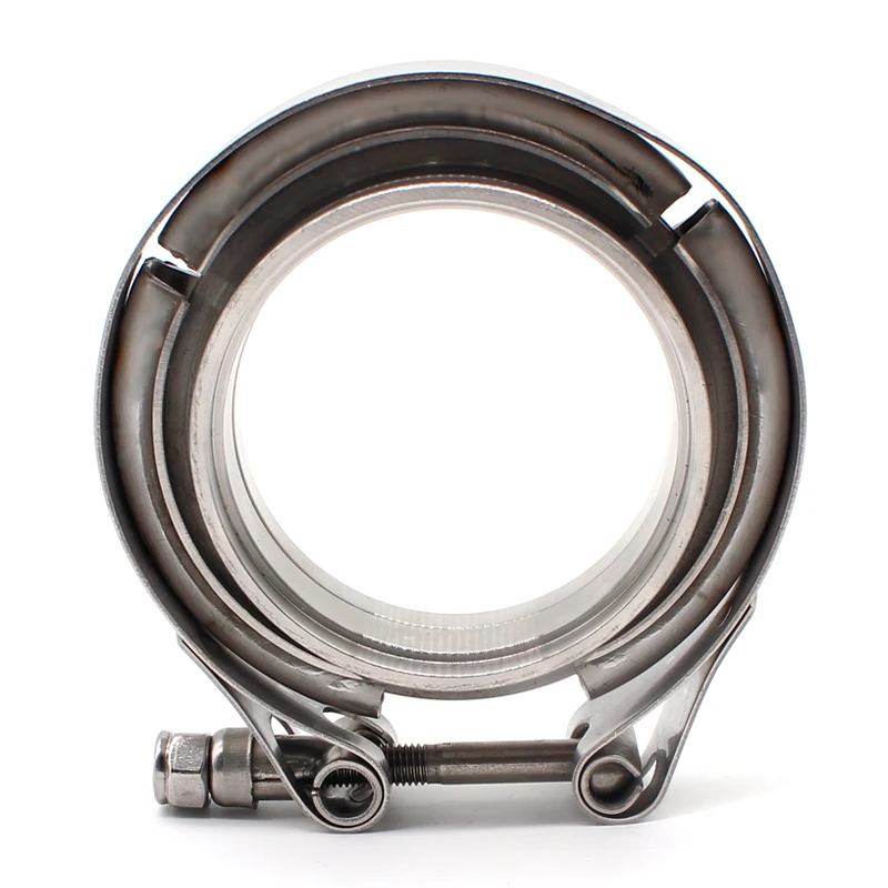 

Stainless Steel 2/2.5/3/3.5/4Inch V-Band Clamp Stainless Steel V Band Flange Kit For Exhaust Pipes Downpipe Car Exhaust System