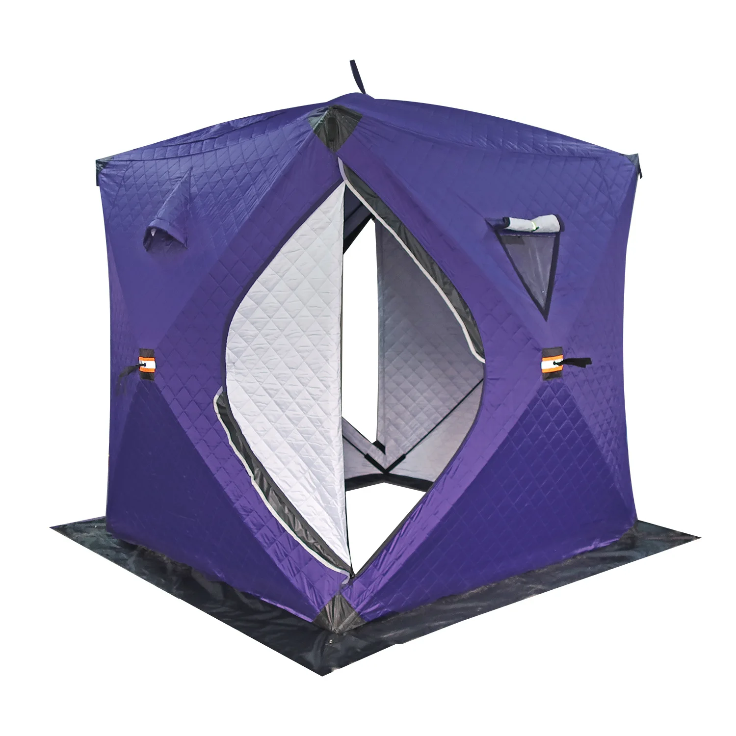 Customizable Outdoor Sauna Tent Winter Fishing Portable Ice Fishing Insulated Tent 3-4person