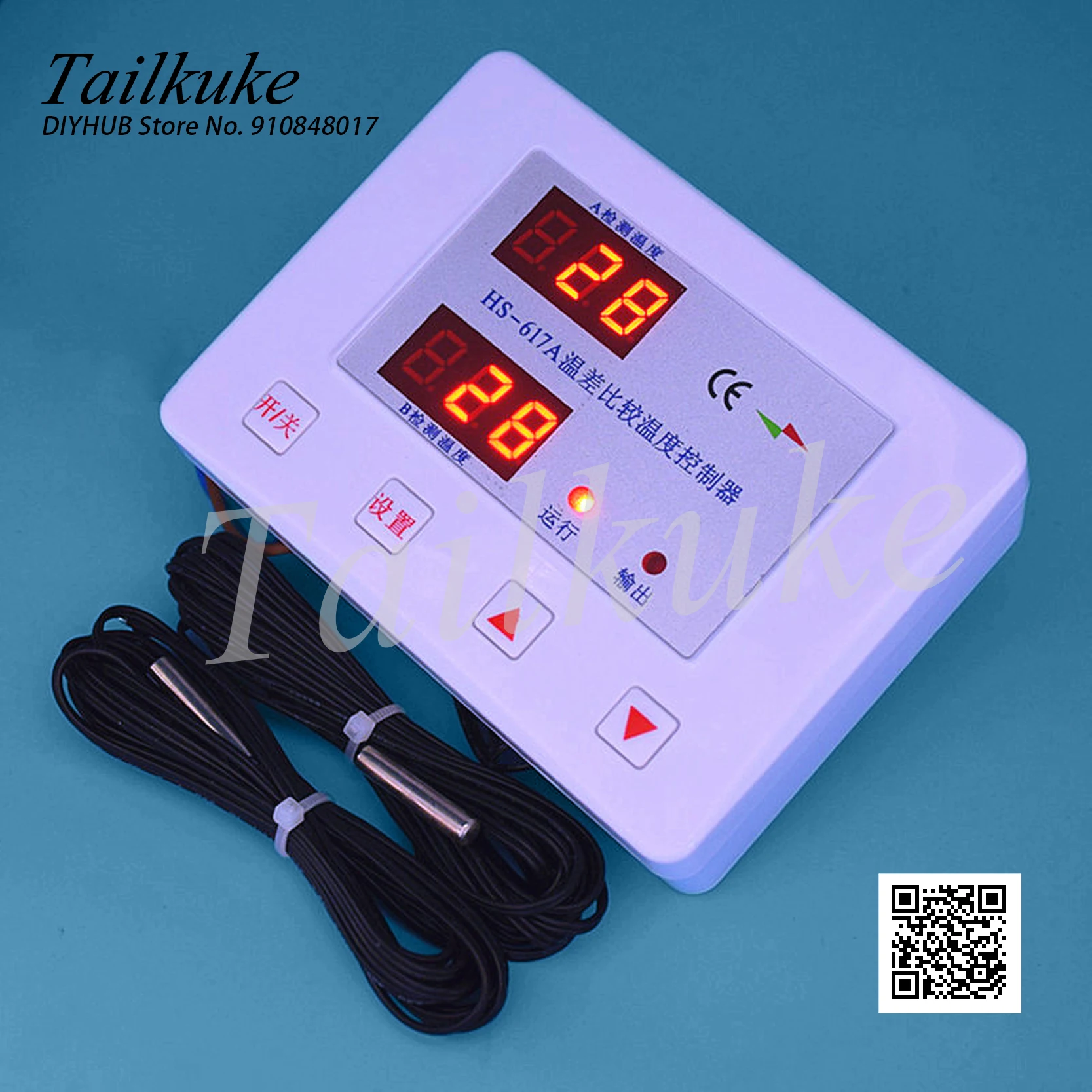 

617a Engineering Solar Energy Intelligent Temperature Difference Backwater Circulation Thermostat Comparison Controller