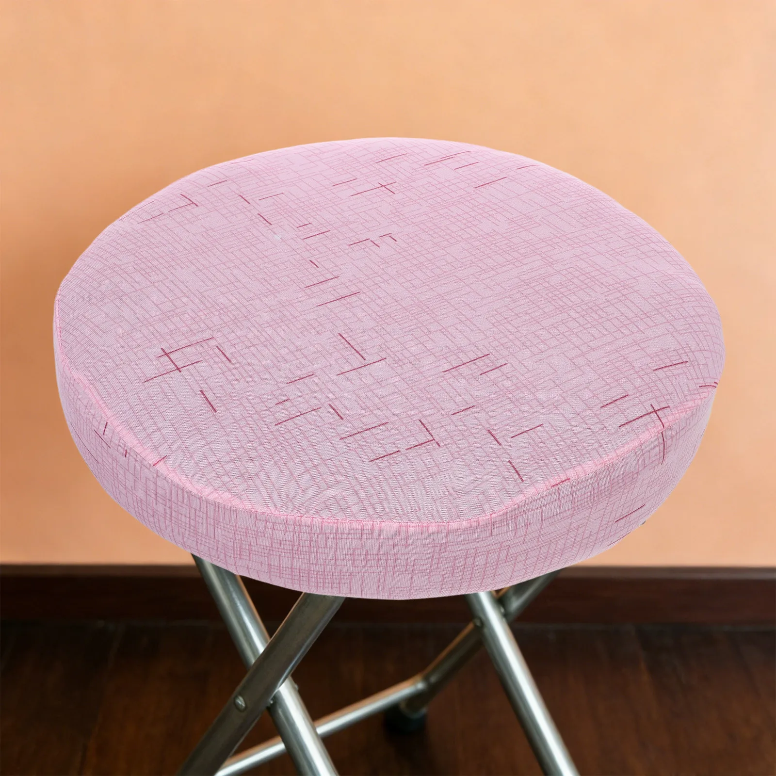 3Pcs Round Stool Covers Elastic Stretch Washable Bar Stool Seat Protector for Kitchen Dining Bar Stationary Cushion Replacement view 3