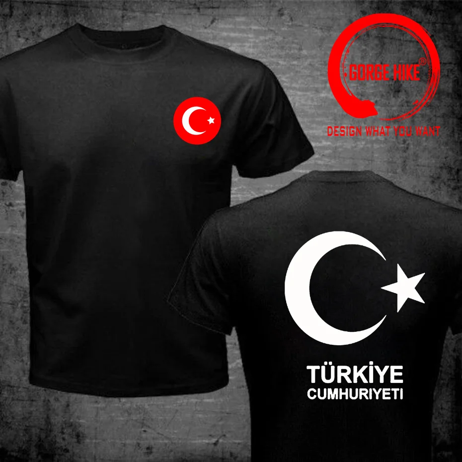 Front Back Printed Turkey T Shirt Casual Footballer Legend Soccers Tee Shirt Funny Turkish Flag T-shirt Gokturk Flag Turk Tshirt