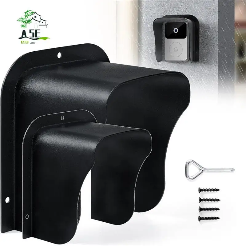 a05e-2-pack-ring-doorbell-cover-weatherproof-large-metal-ring-doorbell-protector-access-control-rain-cover-keypad-cover