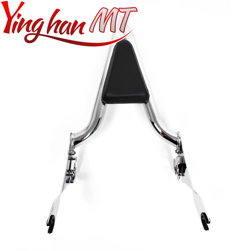 Motorcycle Black Detachable Passenger Backrest Sissy Bar Fit For Harley Touring Road King Street Glide Road Glide 2009-2023