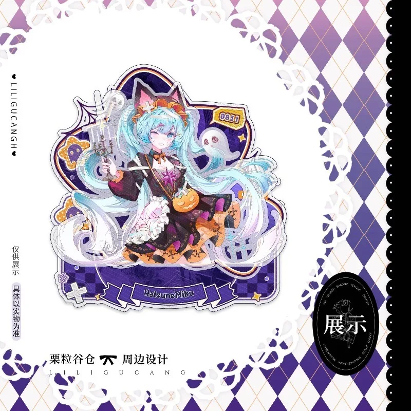 

Hatsune Miku Badge Hatsune Miku Project DIVA Anime Peripheral Creativity Halloween Modeling Stamp Keychain Refrigerator Sticker