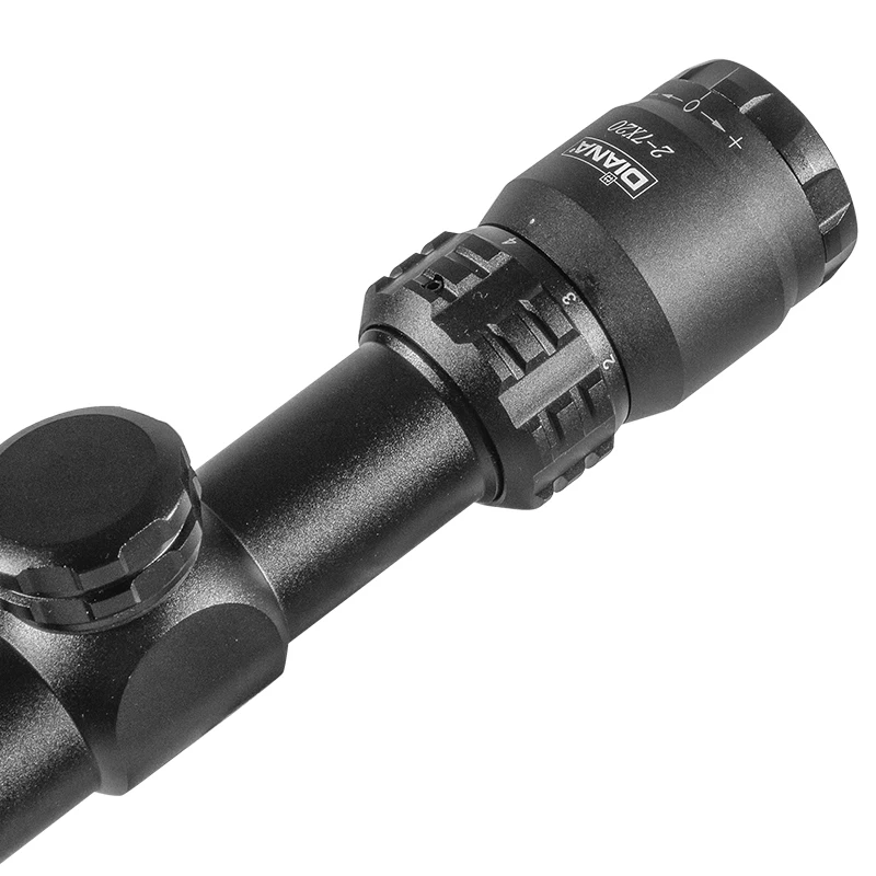 Imagem -04 - Diana-hd Riflescope com Mil Dot Retículo Rifle Scope para Caça Sniper Scopes de Caça Táticos Airsoft Air Guns Pocket 27x20