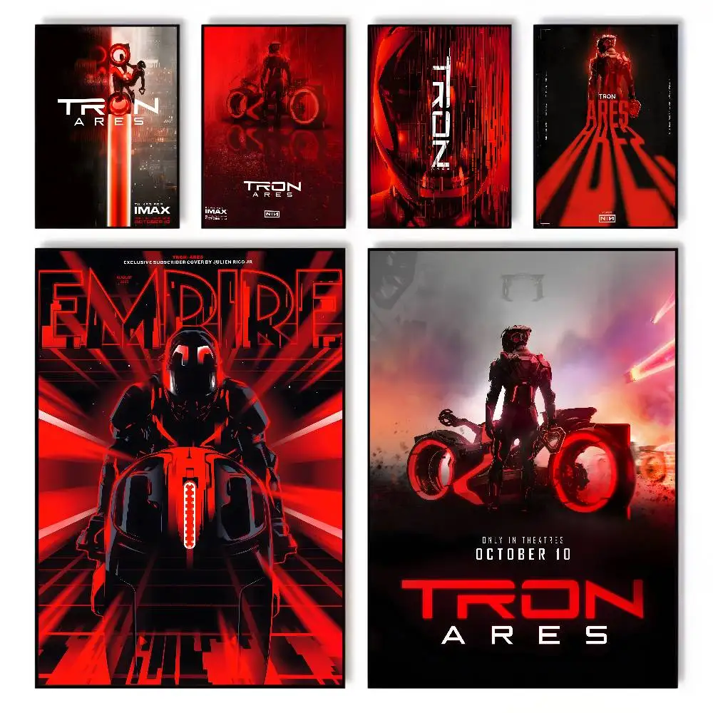 أفلام الخيال العلمي الكلاسيكية ترون آريس ملصق فني قماش HD ورق طباعة جمالي جدار الفن لغرفة المعيشة بار ديكور المنزل الموضة