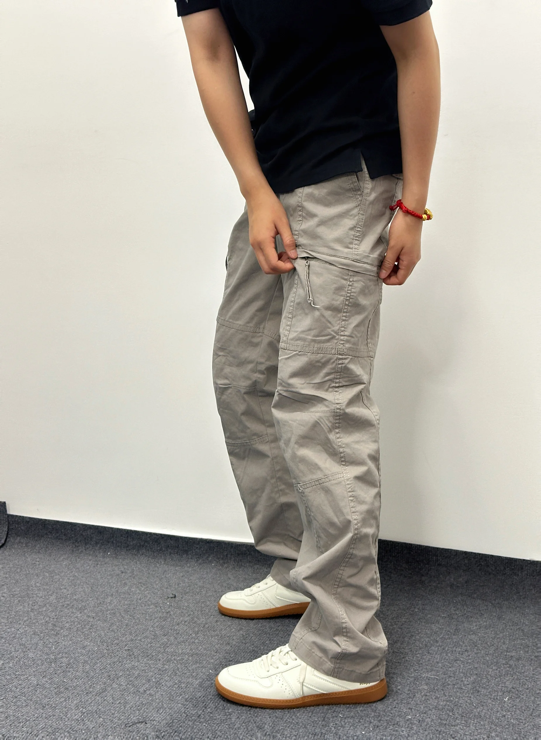 

Свободные прямые брюки в американском стиле ретро 3D, большие цветные повседневные универсальные длинные брюки, модная рабочая одежда, молодежная одежда...