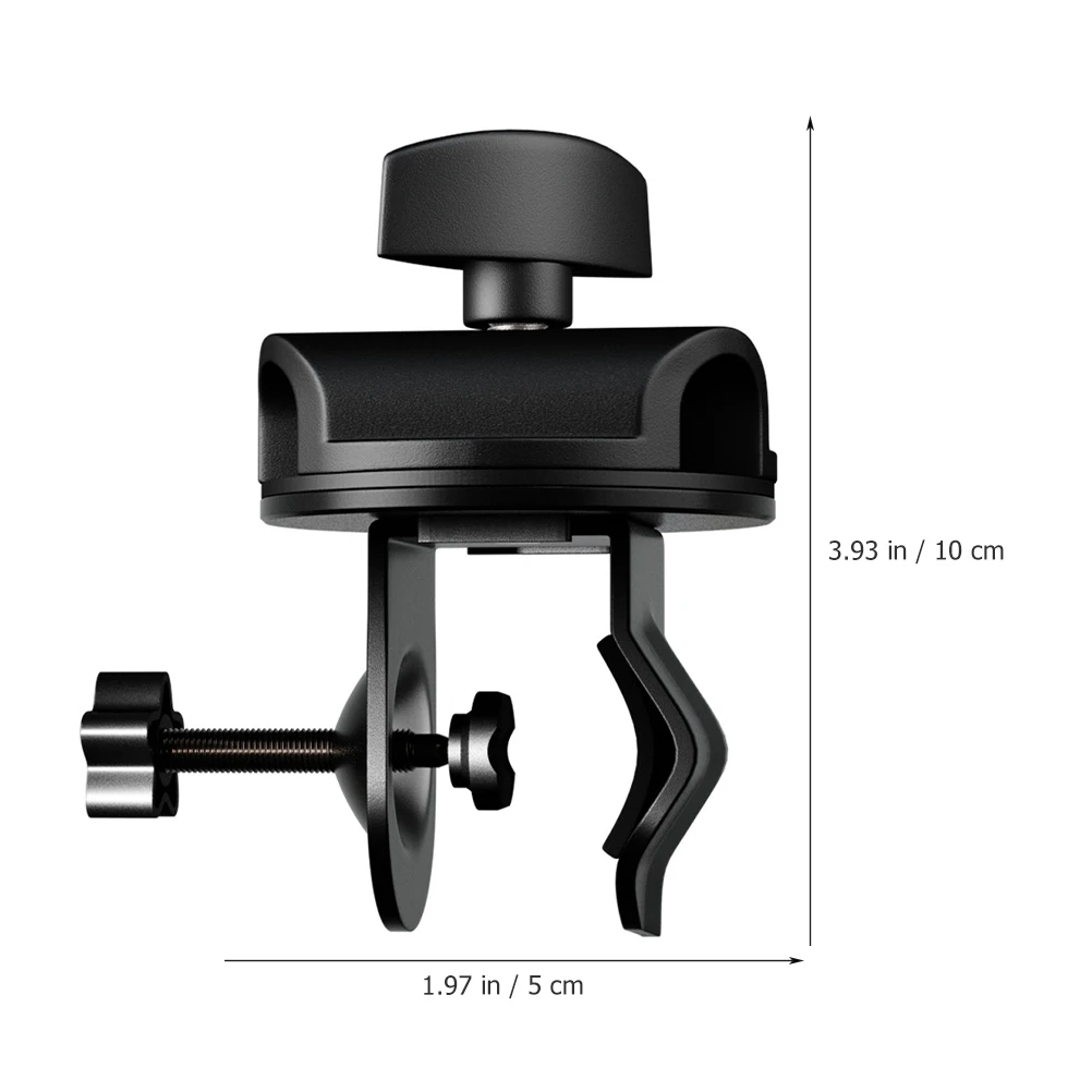 1pc Microphone Clip Mic Stand Clamp Mic Arm Desk Mount Clamps Microphone Holder Metal Bracket Clip Hole Diameter 15mm / 19mm