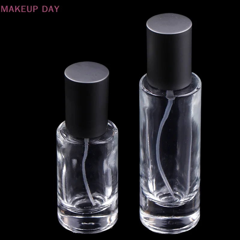 20/30ML Glass Perfume Spray Bottle Aluminum Spray Head Perfume Dispenser Bottle Press Empty Bottle