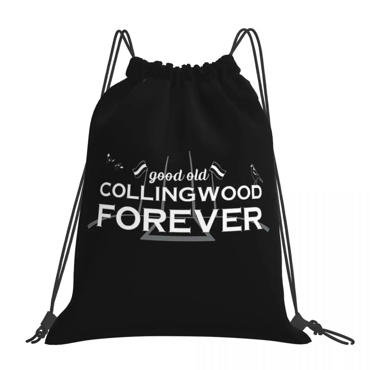 Boa Old Collingwood Tema Canção Mochilas, Forever Forever Mochilas, Sacos De Cordão, Pacote De Cordão, Bolso Diversos Saco, Bookbag