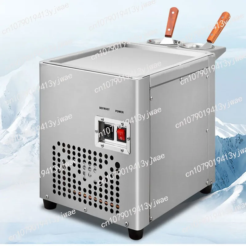 Ice Fryer, Commercial Fried Yogurt Machine, Small Ice Cream Roll Machine Equipment