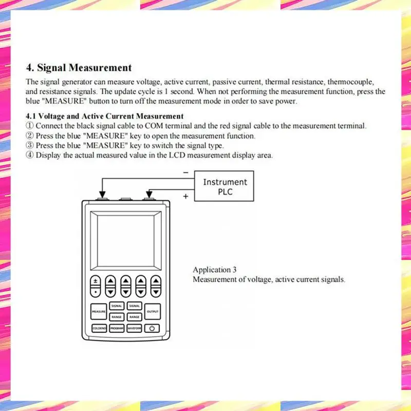 AIAI Multifunctionele Signaalgenerator 4-20Ma Stroomspanning RTD Thermokoppel Signaalbron Handheld Proceskalibrator
