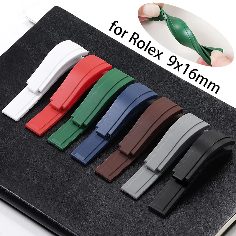 20 ミリメートル TPU シリコン時計バンドロレックス用デイトナ GMT ラバーストラップ防水スポーツユニバーサルブレスレットオイスターフレックスリストバンド