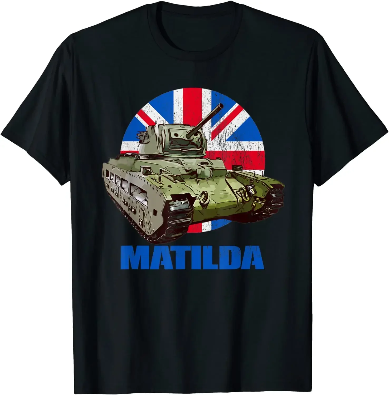 British Tank  Infantry Matilda Men T-Shirt Short  Casual 100% COTTON  O-Neck  Men Clothing