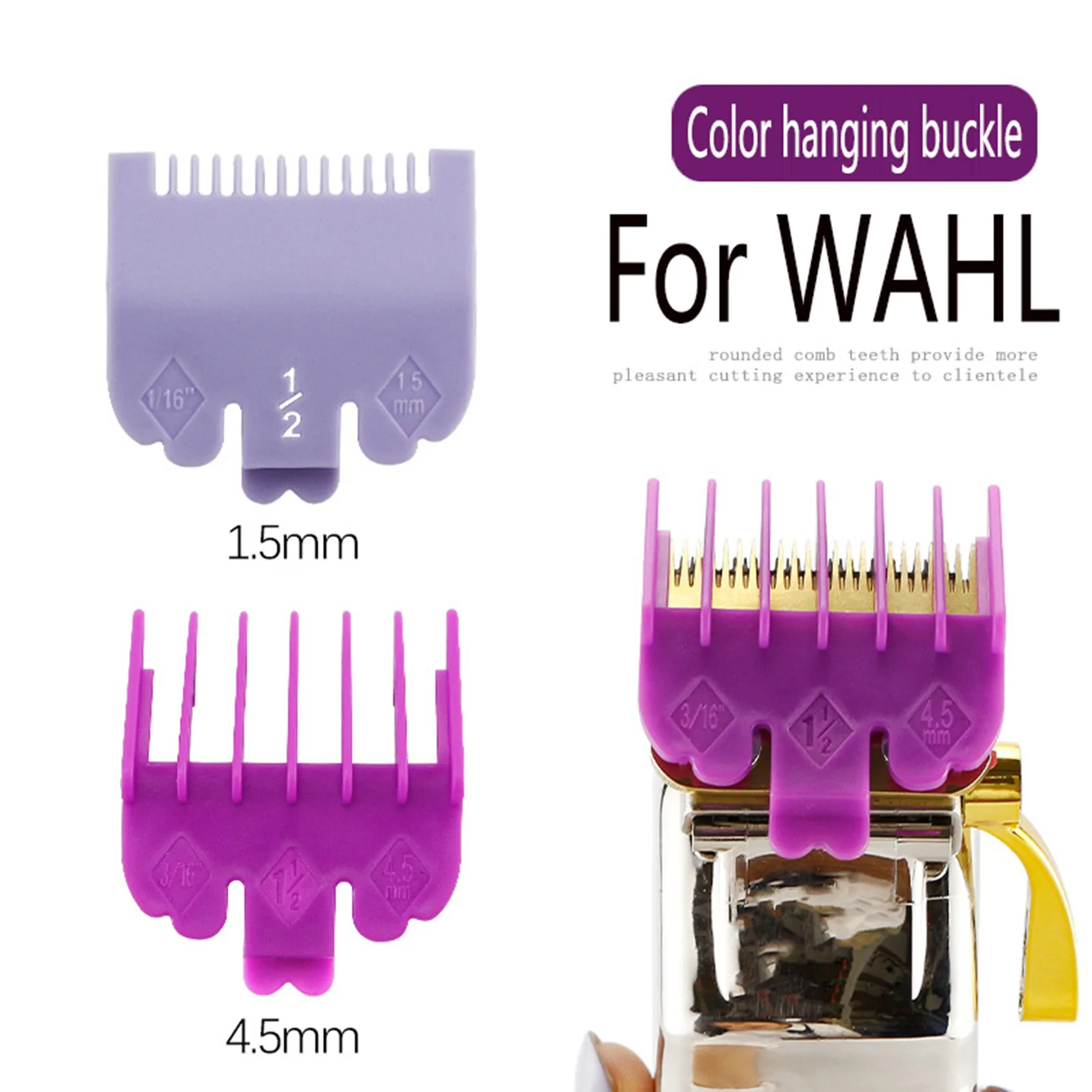 AA80-4 шт./компл., направляющая для машинки для стрижки волос, расческа-триммер для бороды, триммерная головка, сменная расческа для бритвы, лезвие для машинки для стрижки, рукав для резки