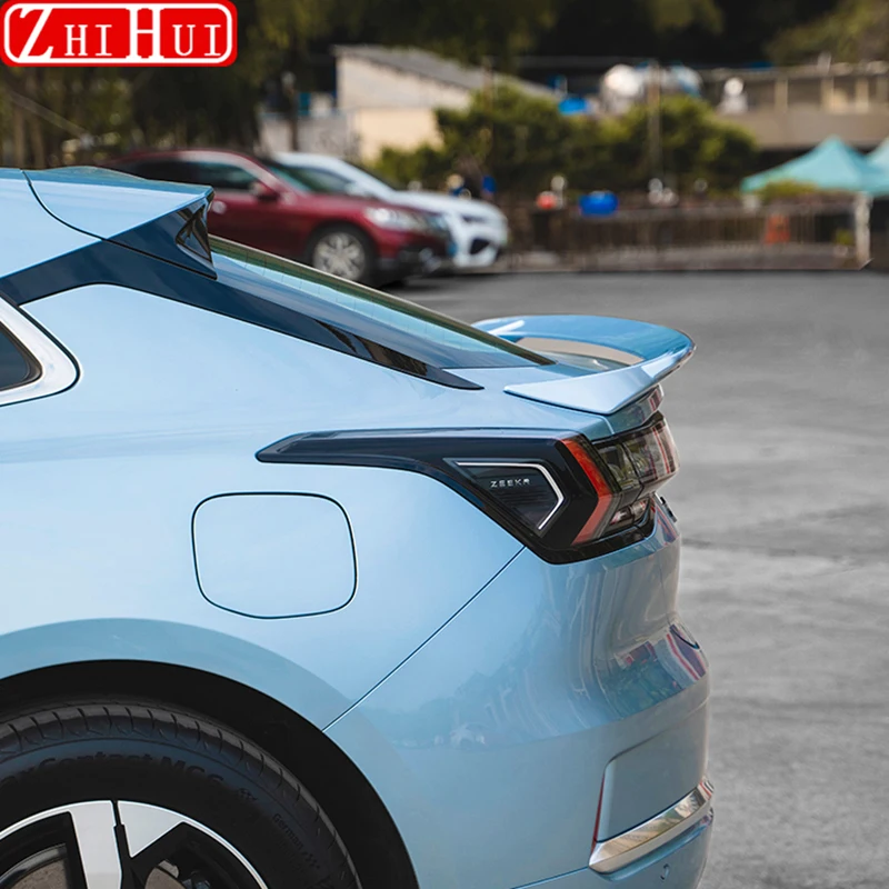 For Zeekr 001 2021-2024 Car Styling Tailfin Decorative Wing Appearance Spoiler Surround Original Facroty Auto Accessories